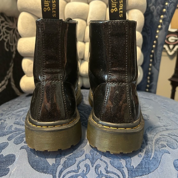 Dr Martens Luana Black Sparkle Boots size 6/EU 37 - Picture 3 of 6